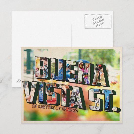 buena vista street . briefkaart (Voorkant / Achterkant)