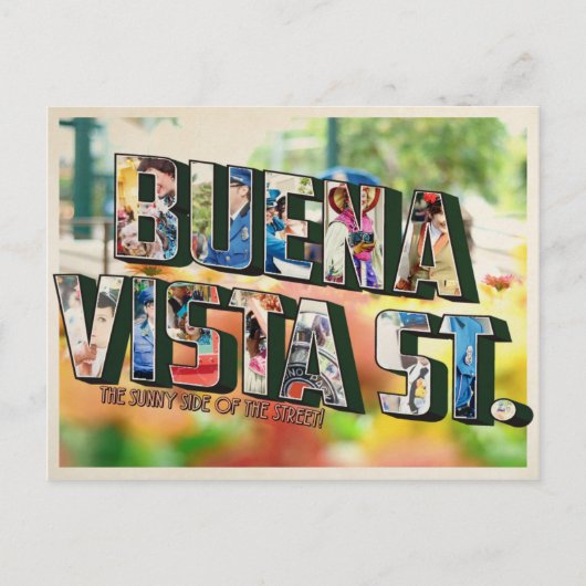 buena vista street . briefkaart (Voorkant)