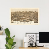 Buena Vista, VA Panoramic Map - 1891 Poster (Thuiskantoor)