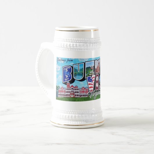 Buena Vista Virginia Mural Stein Bierpul (Voorkant links)