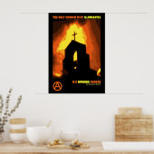 buenaventura durruti antitheocracy quote poster (Keuken)