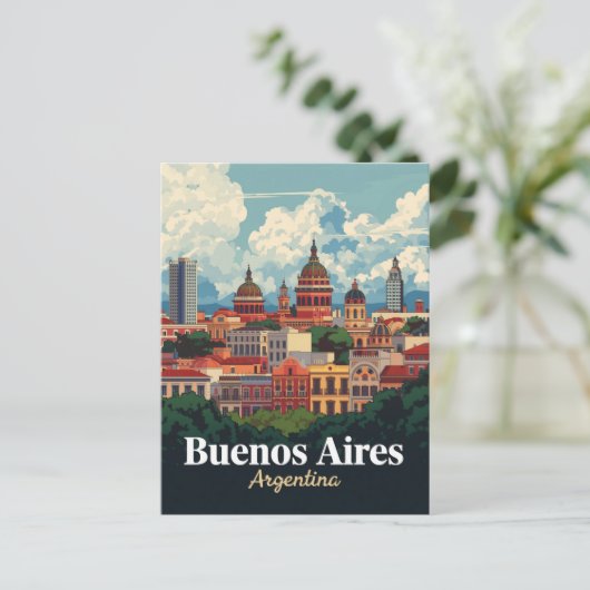 Buenos Aires Architectural Domes Briefkaart (Staand voorkant)