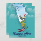 Buenos Aires, Argentijnse reisposter (Voorkant / Achterkant)