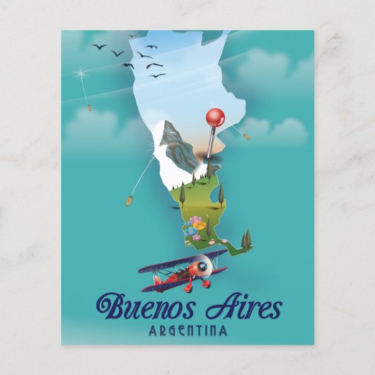 Buenos Aires, Argentijnse reisposter (Achterkant)