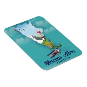 Buenos Aires, Argentijnse reisposter Magneet