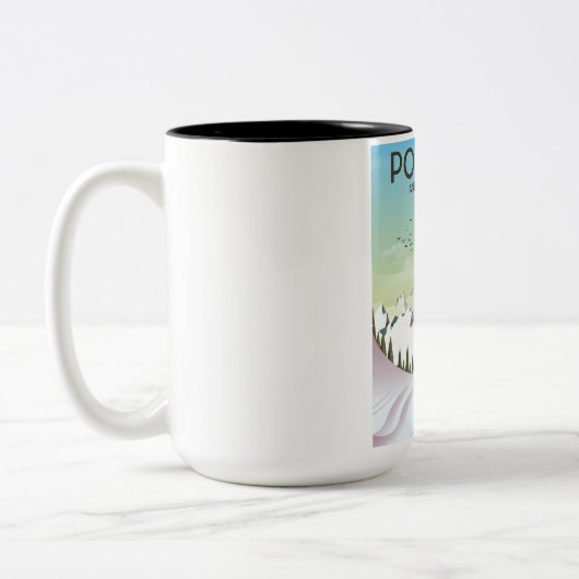 Buenos Aires, Argentijnse reisposter Tweekleurige Koffiemok (Links)