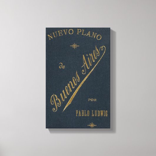 Buenos Aires Argentina Canvas Afdruk (Voorkant)