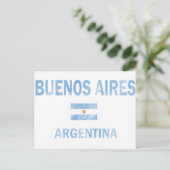 Buenos Aires Argentina Design Briefkaart (Staand voorkant)