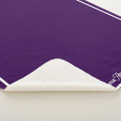 Buenos Aires Argentina Elegant Typographic Sherpa Deken (3/4)