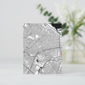 Buenos Aires Argentina Map Briefkaart (Staand voorkant)