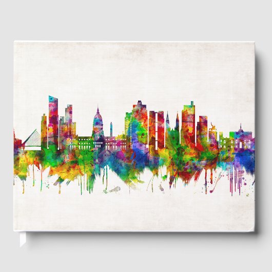 Buenos Aires Argentina Skyline Gastenboek (Voorkant)