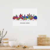 Buenos Aires Argentina Skyline Poster (Keuken)