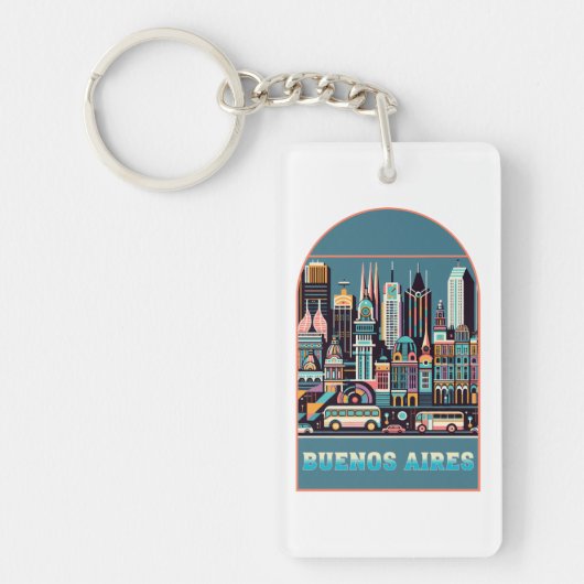 Buenos Aires Argentina Sleutelhanger (Voorkant)