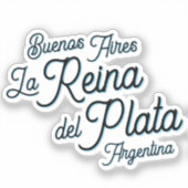 Buenos Aires, Argentina, South America, travel Sticker (Voorkant)
