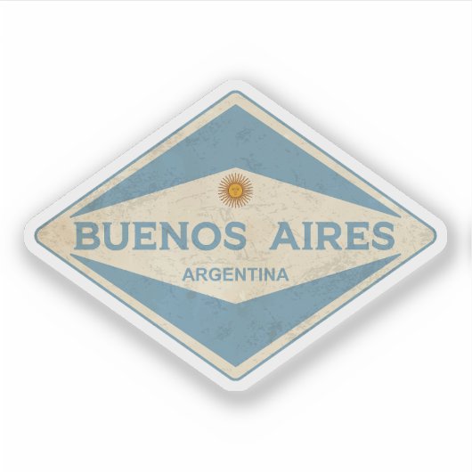 Buenos Aires Argentina  Sticker (Voorkant)