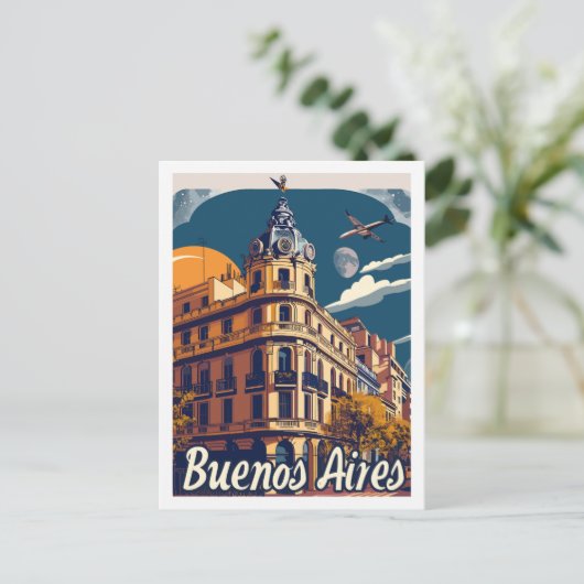 Buenos Aires Argentinië Beroemde reisplaats Briefkaart (Staand voorkant)