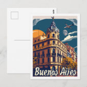 Buenos Aires Argentinië Beroemde reisplaats Briefkaart (Voorkant / Achterkant)