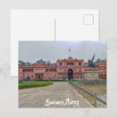 Buenos Aires, Argentinië, Casa Rosada Briefkaart (Voorkant / Achterkant)