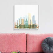 Buenos Aires, Argentinië | City Skyline Canvas Afdruk (Insitu (Woonkamer))