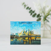 Buenos Aires Argentinië CItyscape Briefkaart (Staand voorkant)