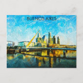 Buenos Aires Argentinië CItyscape Briefkaart (Voorkant)