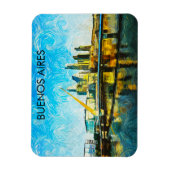 Buenos Aires Argentinië CItyscape Magneet (Verticaal)