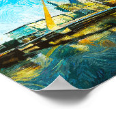 Buenos Aires Argentinië CItyscape Poster (Hoek)