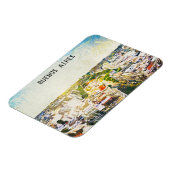 Buenos Aires Argentinië CItyscape Schilderen Magneet (Linkerzijde)