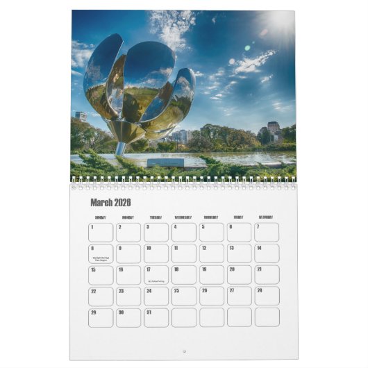 Buenos Aires-Argentinië Kalender (Mar 2026)