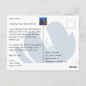 Buenos Aires Argentinië met de Casa Rosada Briefkaart (Achterkant)