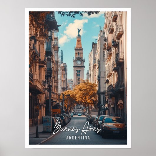 Buenos Aires Argentinië Mooie stad Poster (Voorkant)