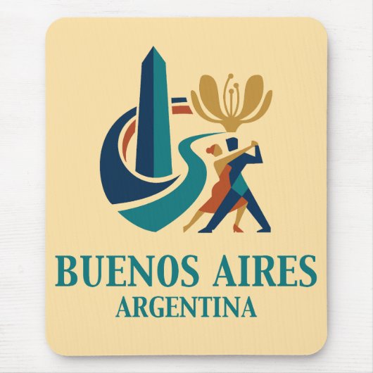Buenos Aires Argentinië Muismat (Voorkant)