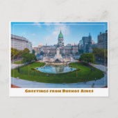Buenos Aires Argentinië Panorama Briefkaart (Voorkant)