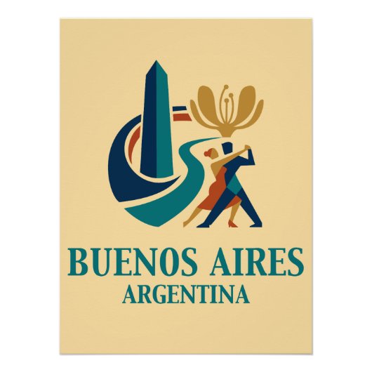 Buenos Aires Argentinië Perfect Poster (Voorkant)
