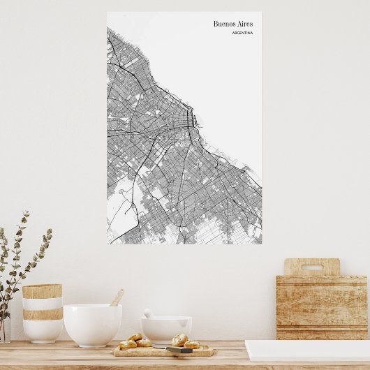 Buenos Aires Argentinië Poster (Keuken)