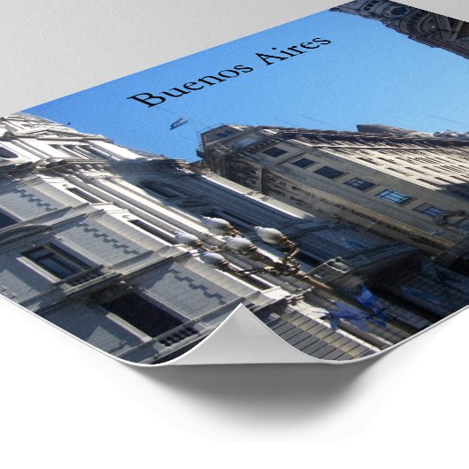 Buenos Aires, Argentinië Poster (Hoek)