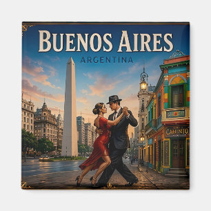 🧲 Buenos Aires Argentinië Reis Souvenir Voor Trip Magneet