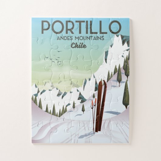 Buenos Aires, Argentinië reisposter Legpuzzel (Verticaal)