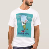Buenos Aires, Argentinië reisposter T-shirt (Voorkant)