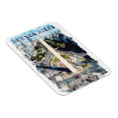 Buenos Aires Argentinië Skyline illustratie Magneet (Rechterzijde)