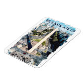 Buenos Aires Argentinië Skyline illustratie Magneet (Linkerzijde)