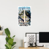 Buenos Aires Argentinië Skyline illustratie Poster (Thuiskantoor)