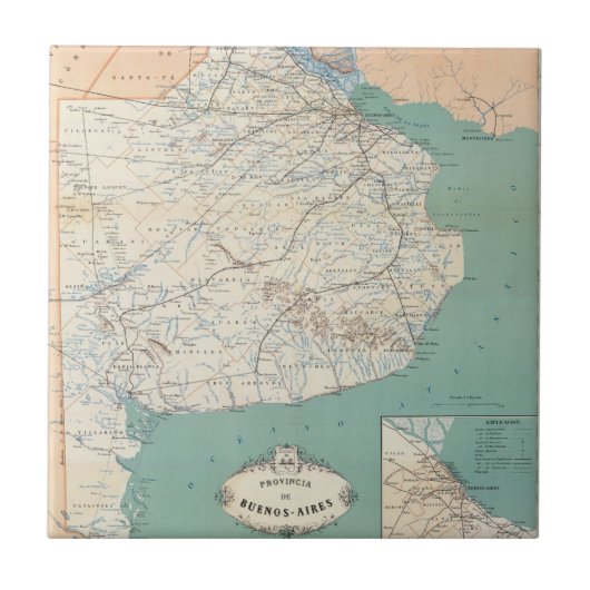 Buenos Aires, Argentinië Tegeltje (Voorkant)