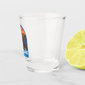 Buenos Aires Argentinië Travel Art Vintage Shot Glas (Rechts)