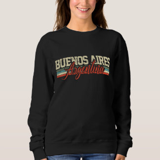 Buenos Aires Argentinië Travel Souvenir Retro Vint Trui