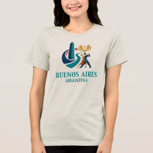 Buenos Aires Argentinië Tri-Blend Shirt