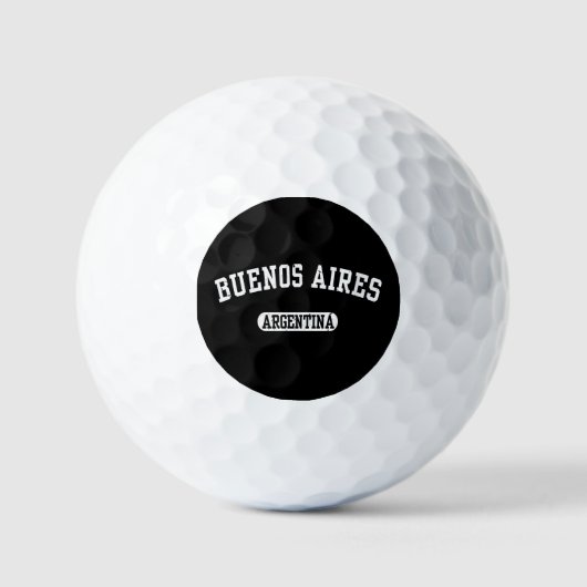 Buenos Aires Argentinië Vintage Golfballen (Voorkant)