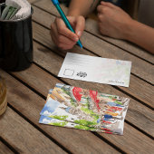 Buenos Aires Argentinië Waterverf Briefkaart