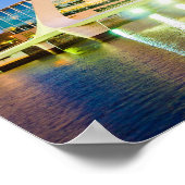 Buenos Aires bij nacht Poster (Hoek)