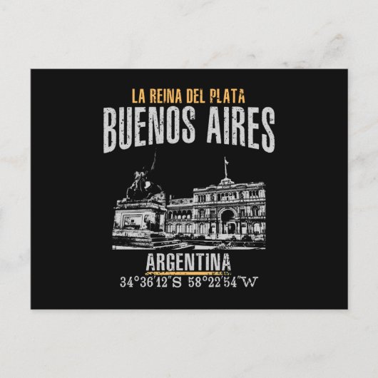 Buenos Aires Briefkaart (Voorkant)